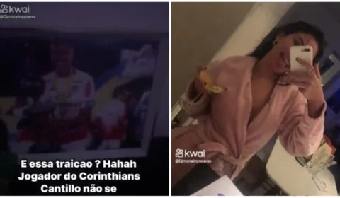 VÍDEO: suposta amante de jogador do Corinthians expõe traição na internet