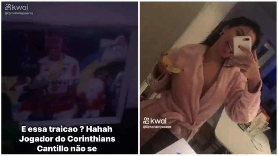 VÍDEO: suposta amante de jogador do Corinthians expõe traição na internet