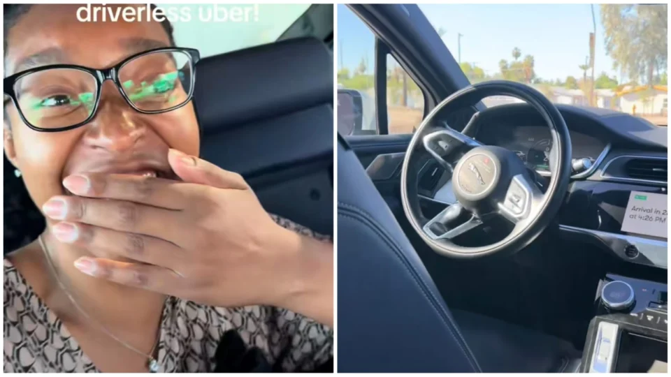 VÍDEO: TikToker compartilha experiência em corrida com ‘carro sem motorista’