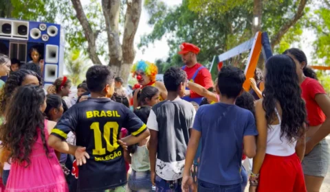 Ação de Dia das Crianças reúne mais de 400 pessoas em comunidade no Acre