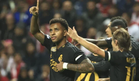 Rodrygo se torna o 5º maior artilheiro do Real Madrid na Champions 