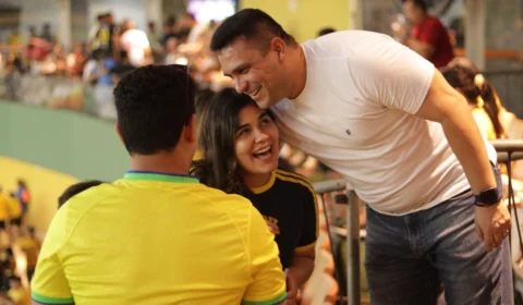 Amazonas x Brusque: camarote do Grupo Norte de Comunicação reúne parceiros comerciais na Arena da Amazônia