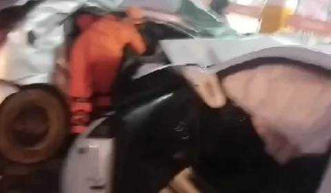 Mulher morre presa às ferragens após acidente de trânsito em Boa Vista