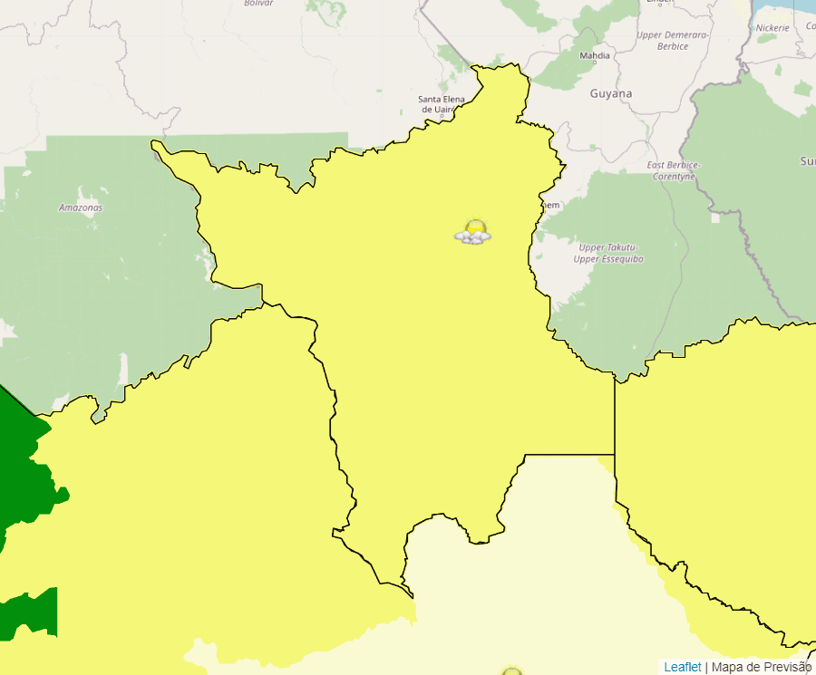 Previsão do tempo para este sábado, 14 - Foto: Inmet/Reprodução