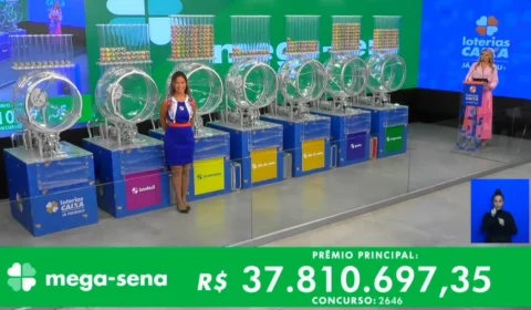VÍDEO: Mega-Sena acumula e prêmio vai a R$ 45 milhões 
