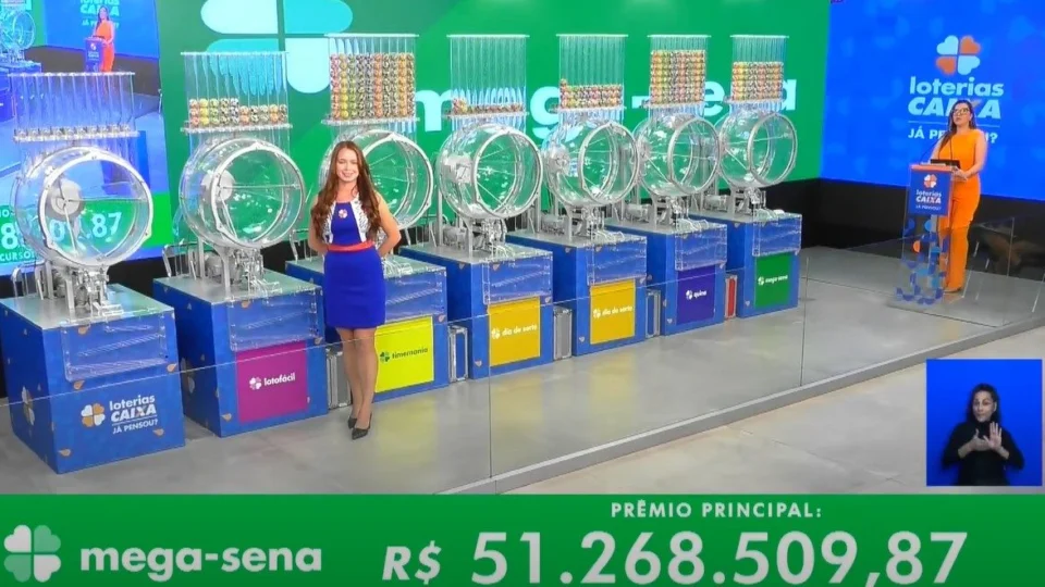 VÍDEO: confira números sorteados da Mega-Sena 2648 nesta terça-feira, 24 