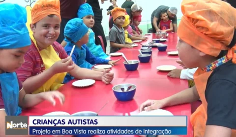 VÍDEO: projeto realiza integração com crianças autistas em Boa Vista