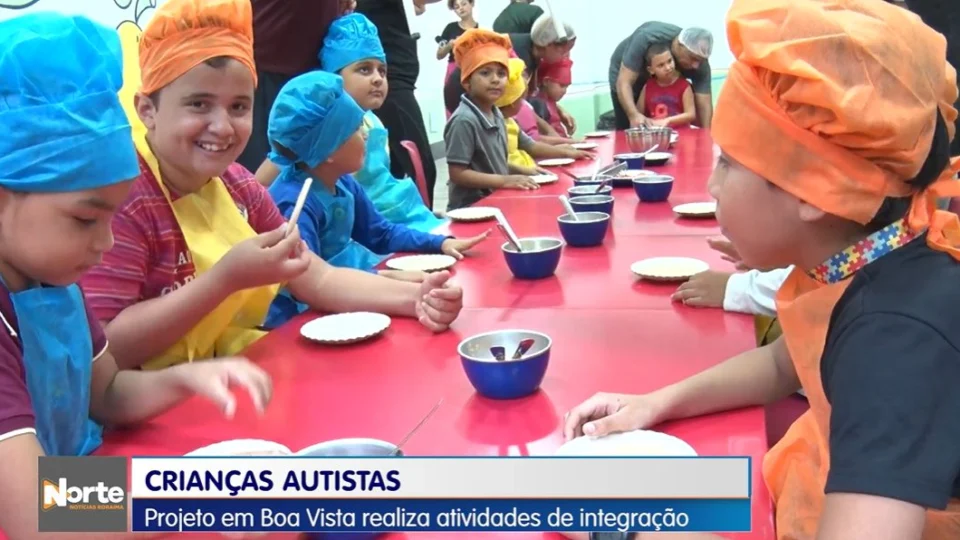 VÍDEO: projeto realiza integração com crianças autistas em Boa Vista
