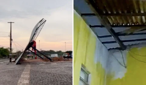 Tempestade causa danos em ruas, casas e estabelecimentos de Boa Vista