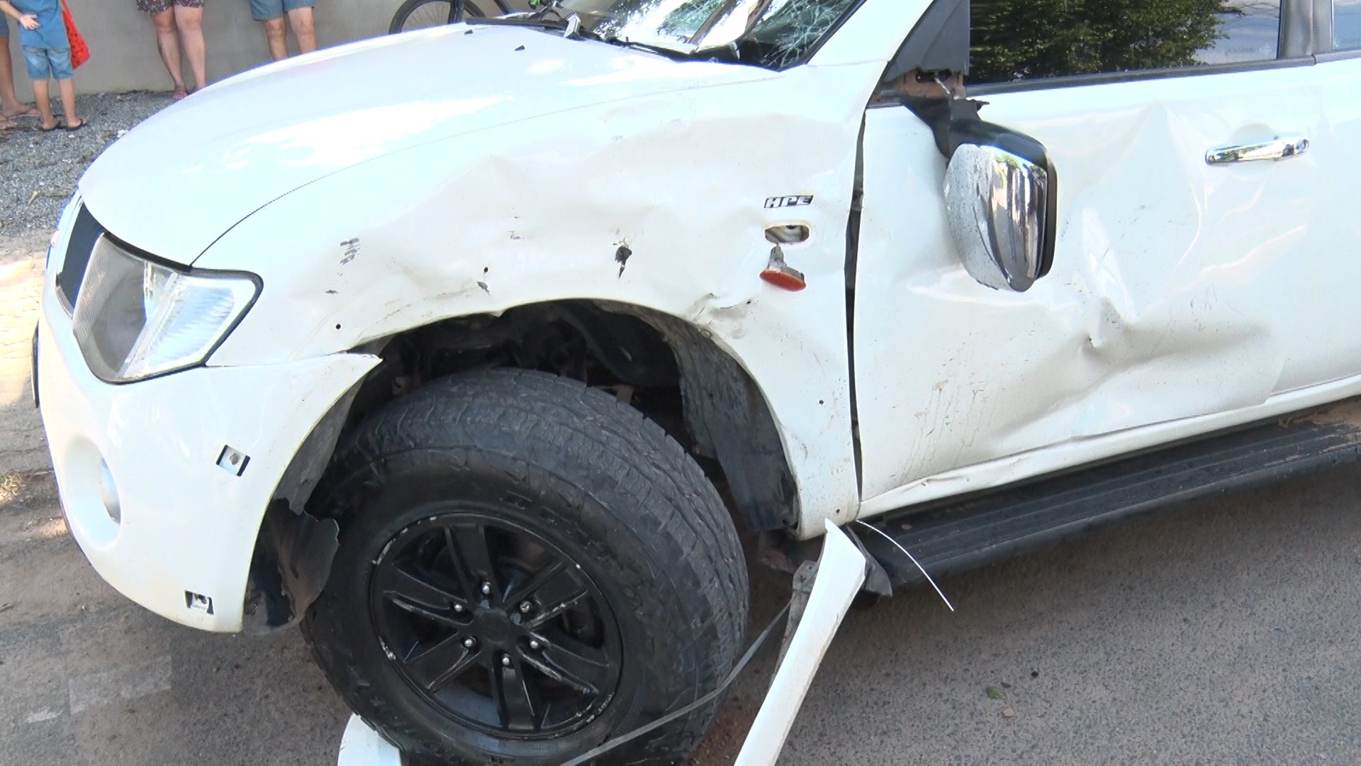 Mãe e filho morrem após serem atingidos por picape em Boa Vista