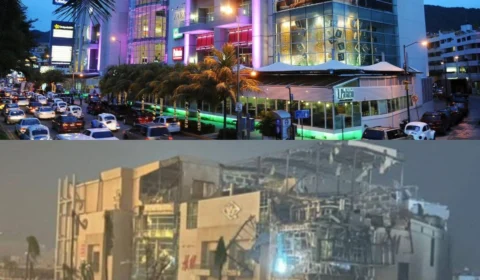 Furacão Otis atinge costa do México e provoca rajadas de até 330 km/h