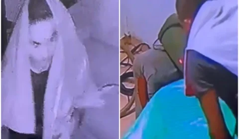 Câmeras de vigilância flagram furto dentro lava jato em Manaus; veja