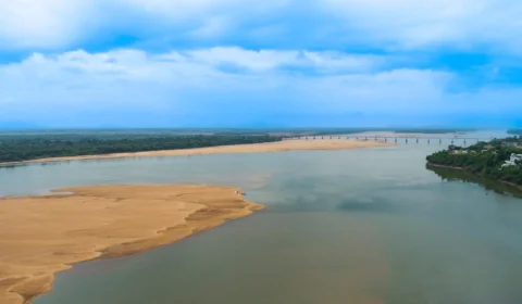 Nível do Rio Branco em RR continua baixo apesar das chuvas