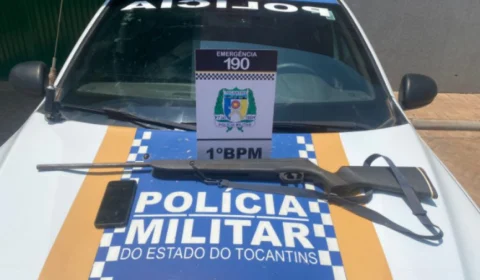 Homem ameaça enteado e é preso com arma adulterada em Palmas