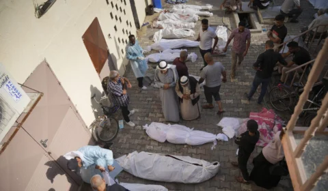 Míssil que atingiu hospital em Gaza é de dentro do território, diz Sunak