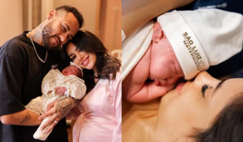 Neymar e Bruna Biancardi postam as primeiras fotos com a filha