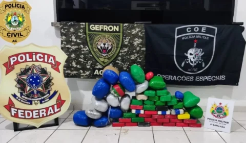 Em dois dias, 125 toneladas de drogas são apreendidas no interior do Acre