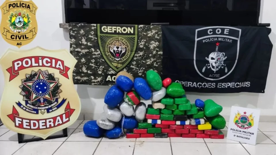 Em dois dias, 125 toneladas de drogas são apreendidas no interior do Acre