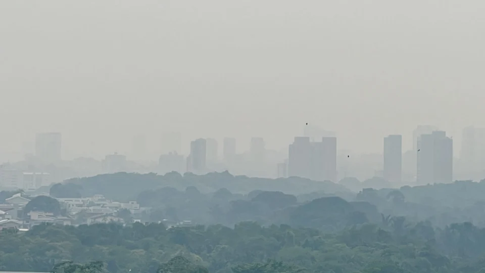 Queimadas na floresta continuam e Manaus tem domingo com fumaça intensa no ar