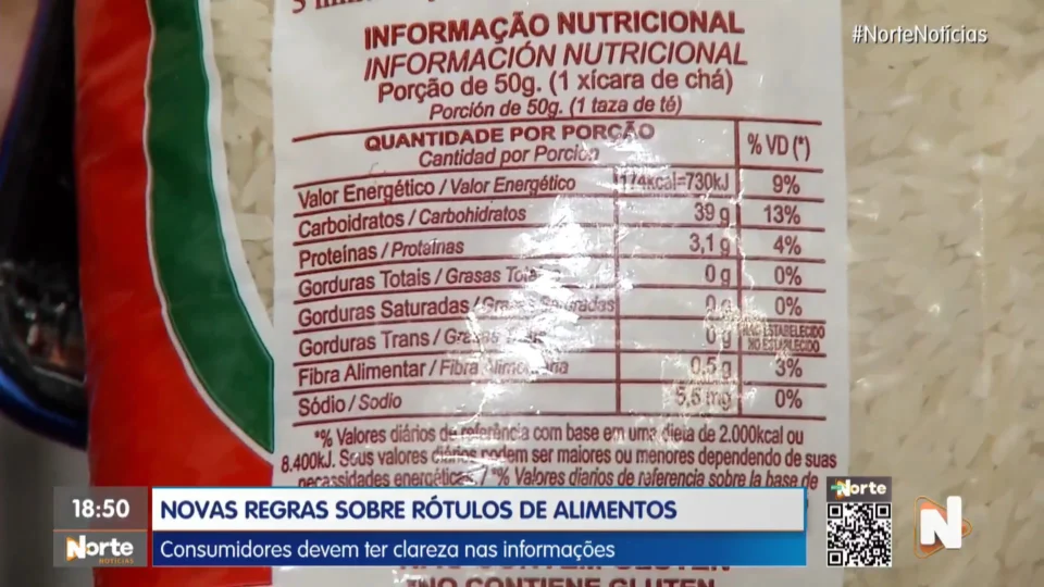 VÍDEO: novas regras sobre rótulos de alimentos passam a valer no Brasil