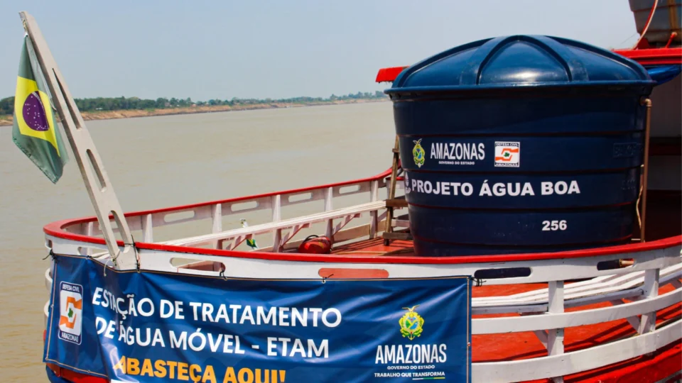 Seca no AM: Estação de Tratamento de Água é instalada no Careiro da Várzea