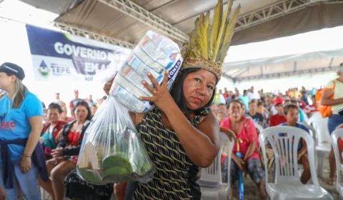 Seca no AM: comitê alinha envio de ajuda humanitária aos povos indígenas