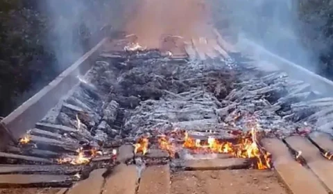 Polícia investiga incêndio de ponte que dá acesso ao Jalapão no Tocantins