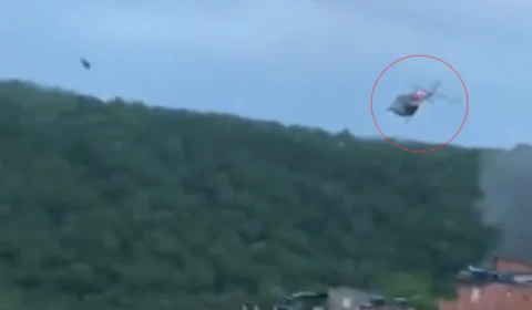 Vídeo: helicópteros da polícia são alvejados com tiros durante operação no RJ
