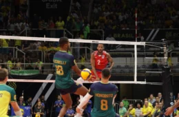 Brasil supera Cuba e assume 2º lugar no Pré-Olímpico de vôlei