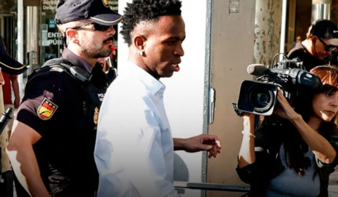 Vinicius Jr. vai à audiência sobre racismo; clube Valencia pede retratação