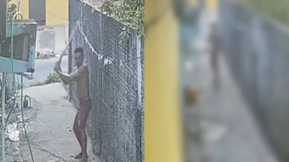 VÍDEO: homem agride mulher com pernamanca na Zona Norte de Manaus