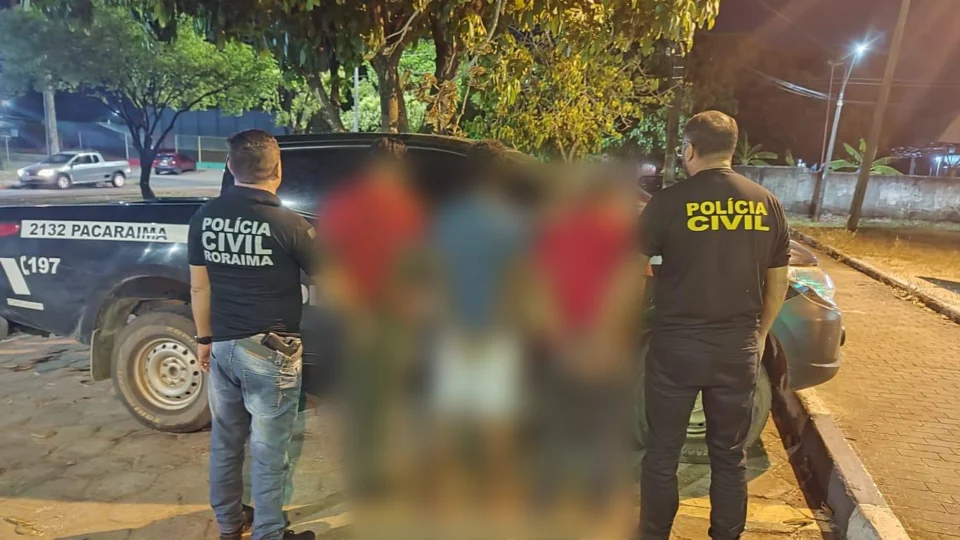 Trio é preso por tentar matar idoso de 75 anos que bateu em cachorro, em RR