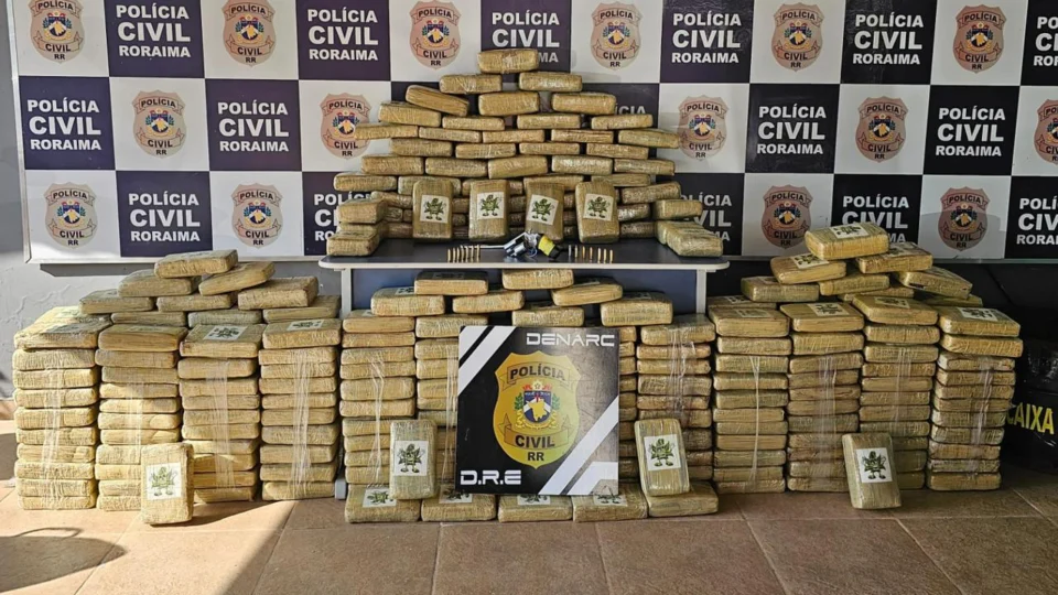 Dois homens são presos com quase 320 kg de drogas em Roraima