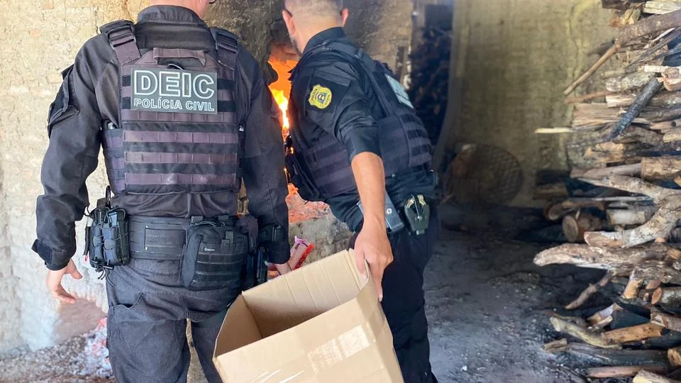 Polícia incinera 61,5 kg de drogas em ação contra tráfico em Tocantins
