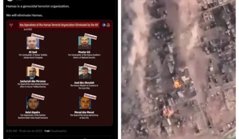 Israel afirma ter matado líder da inteligência do Hamas em ataque