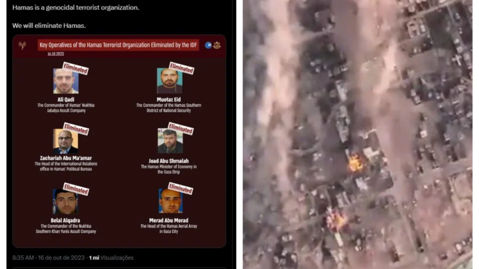 Israel afirma ter matado líder da inteligência do Hamas em ataque