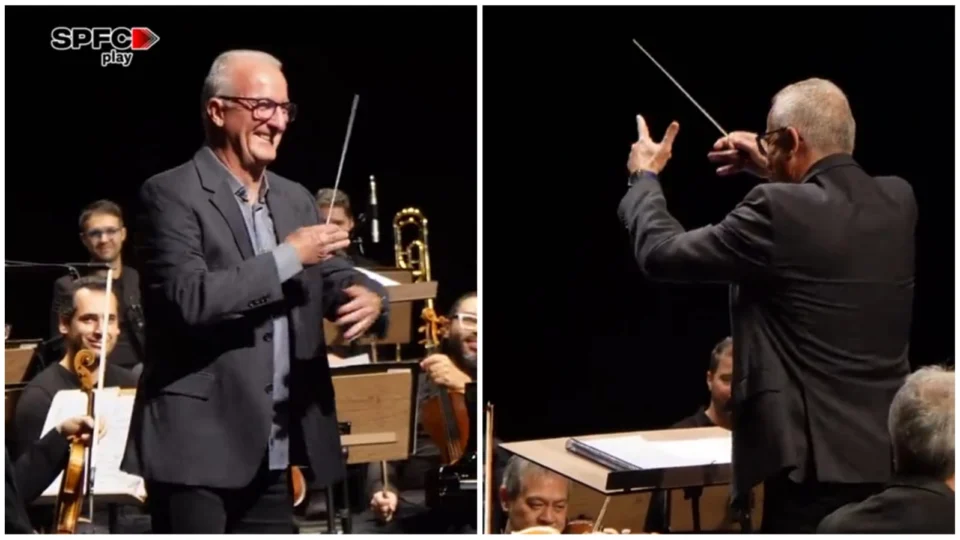 Dorival assume orquestra do maestro João Carlos em homenagem ao São Paulo