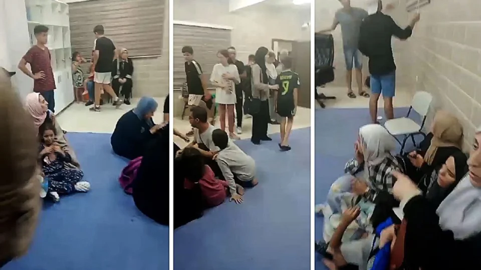 Bomba cai em local próximo à escola que abriga brasileiros. Não há feridos