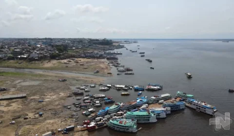 VÍDEO: estiagem afeta os tradicionais passeios de barcos no Amazonas
