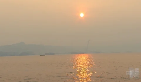 VÍDEO: fumaça que cobre Manaus faz aumentar procura por máscaras e xaropes
