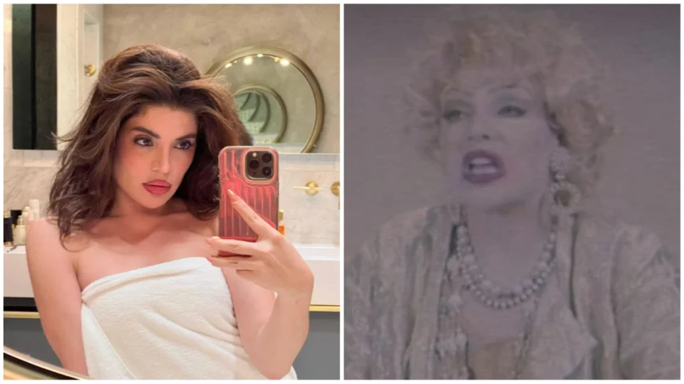 Gkay se veste de ‘Dercy Gonçalves’ para festa de Halloween da Elle