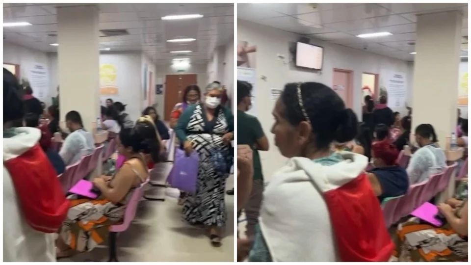 VÍDEO: mulheres dão à luz em recepção de maternidade em Manaus