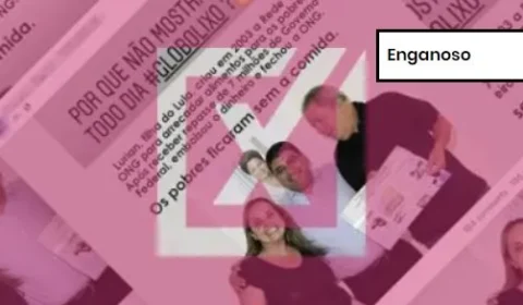 Projeto Comprova: ONG Rede 13 não foi criada por filha de Lula nem recebeu dinheiro do governo