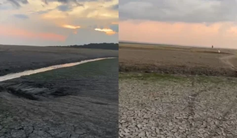VÍDEO: seca no Amazonas deixa ribeirinhos isolados e embarcações atingidas
