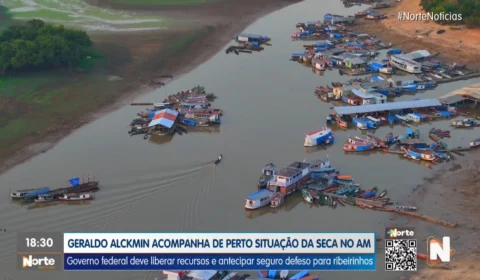 VÍDEO: comitiva federal visita comunidades afetadas pela seca dos rios no AM
