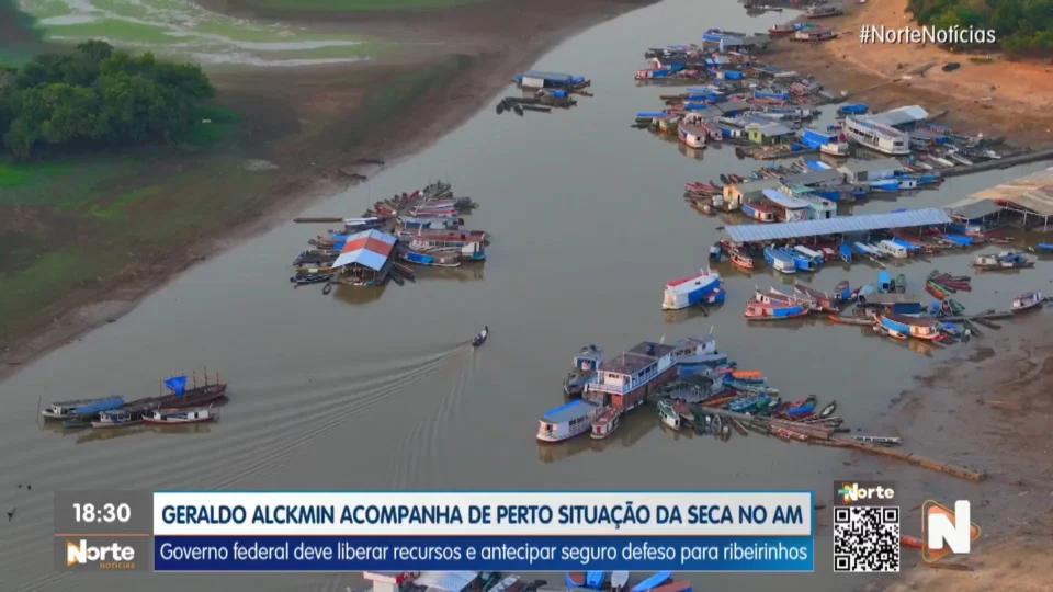 VÍDEO: comitiva federal visita comunidades afetadas pela seca dos rios no AM