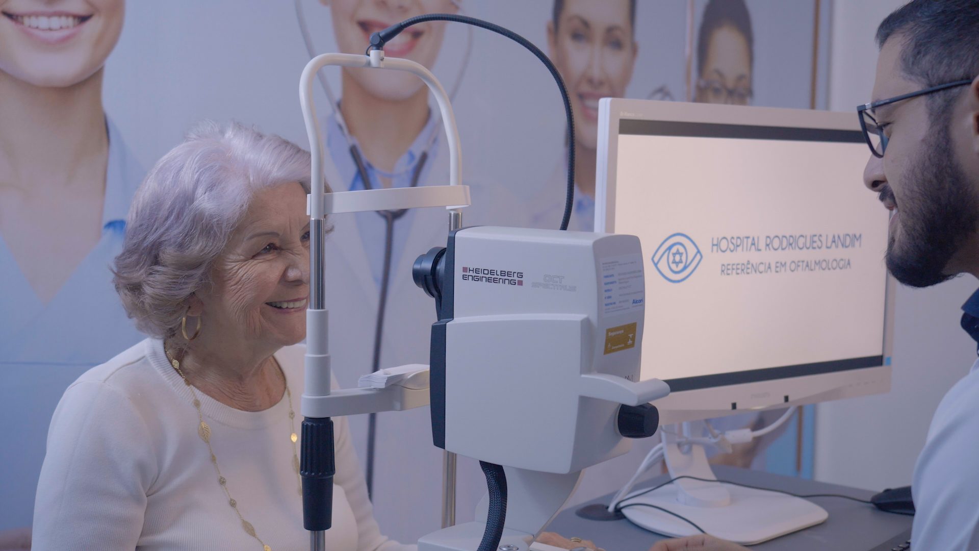 Atendimento oftalmológico no Hospital Rodrigues Landim - Foto: Arquivo/Hospital Rodrigues Landim