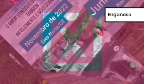 Projeto Comprova: Trecho do Eixo Norte da transposição do São Francisco não foi fechado pelo governo Lula
