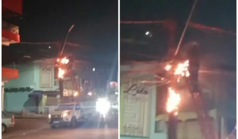 VÍDEO: bairro de Manaus fica coberto de fumaça com princípio de incêndio
