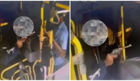 VÍDEO: cobrador é morto com tiro na cabeça durante assalto em ônibus no DF